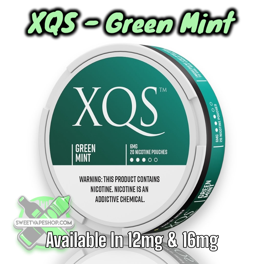 XQS - Nicotine Pouches - Green Mint