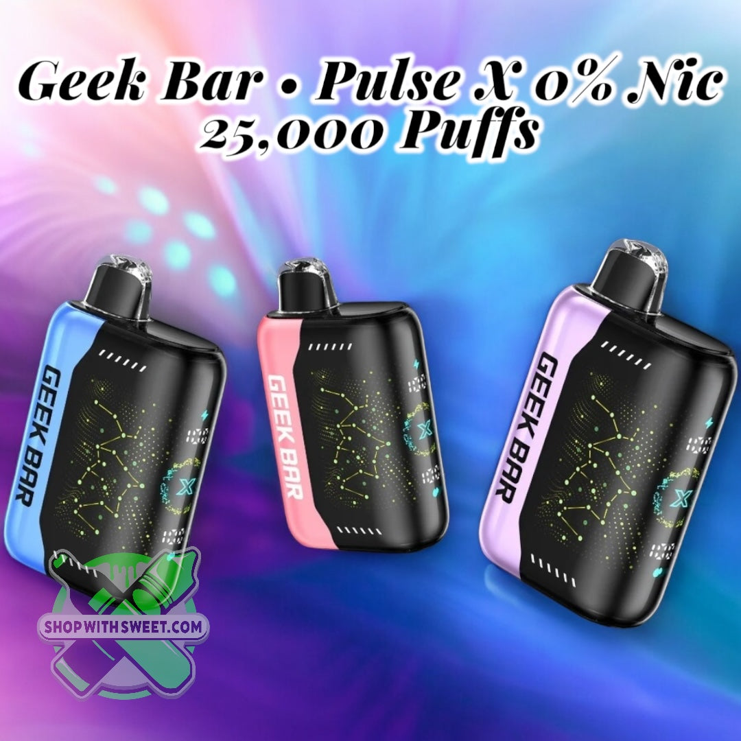 Geek Bar - Pulse X Zero 0% Nic Disposable 25000 Puffs